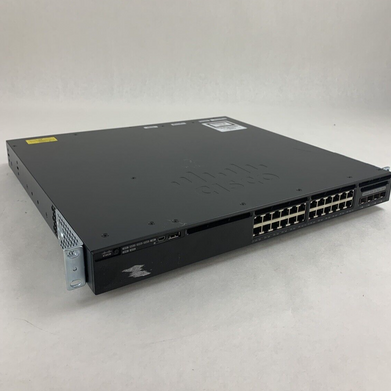 Cisco WS-C3650-24PS-S 24-Port Gigabit PoE Switch Managed Tested