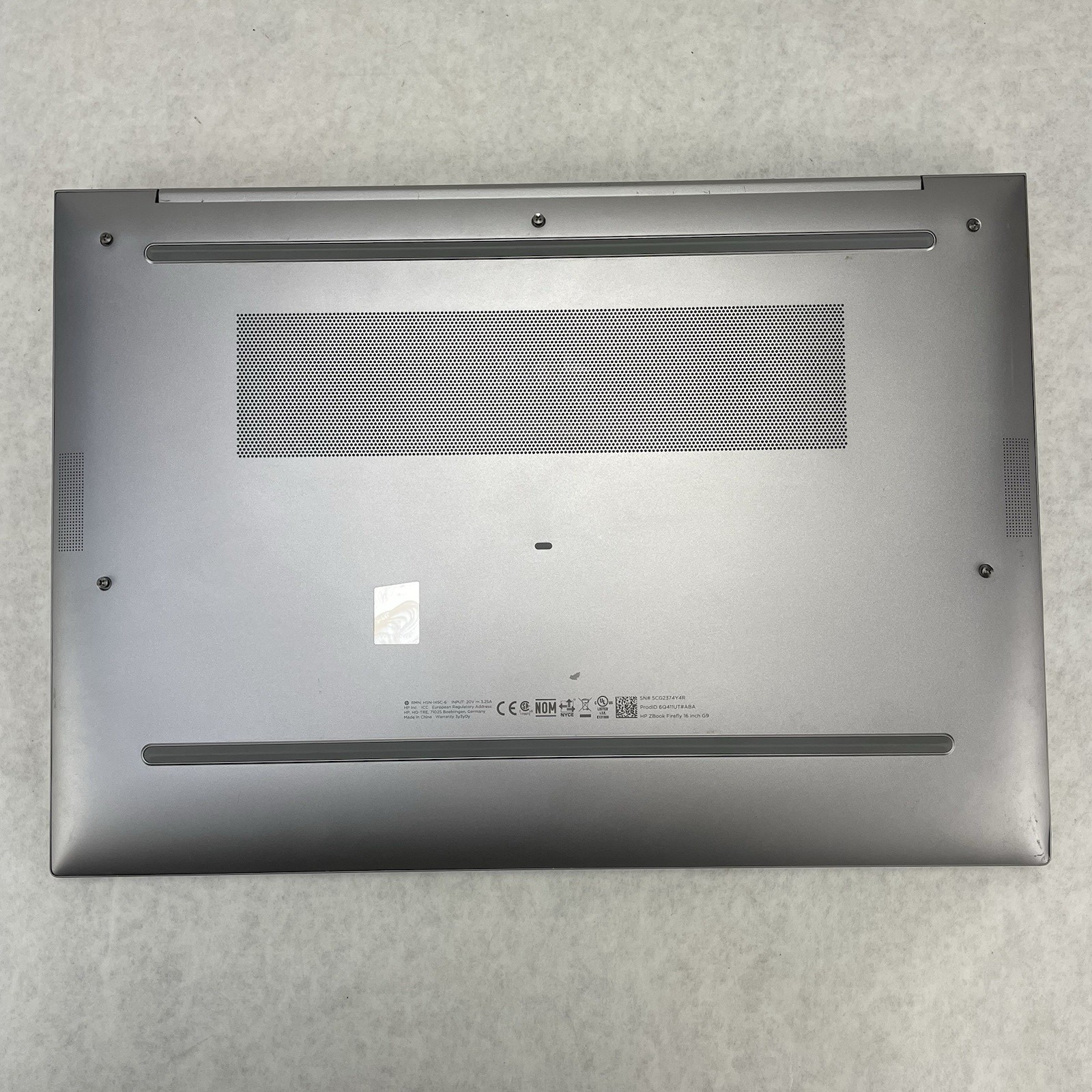 HP ZBook FireFly G9 16" i7-1260P 2.079 GHz 16 GB RAM No SSD/OS/AC - Sticky Keys12