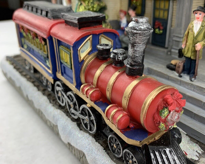 Vintage Hometown Timeless Moments Christmas Train Station