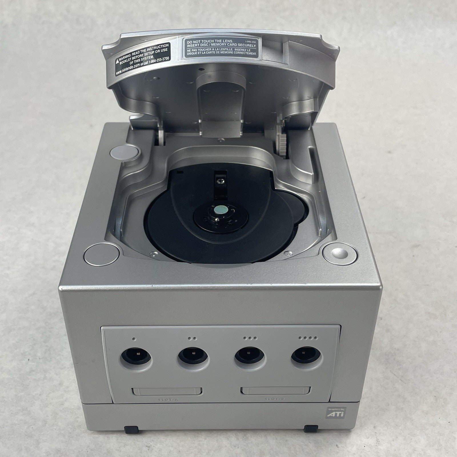 Nintendo GameCube Platinum Silver DOL-101 (USA) Console Only Tested Working2