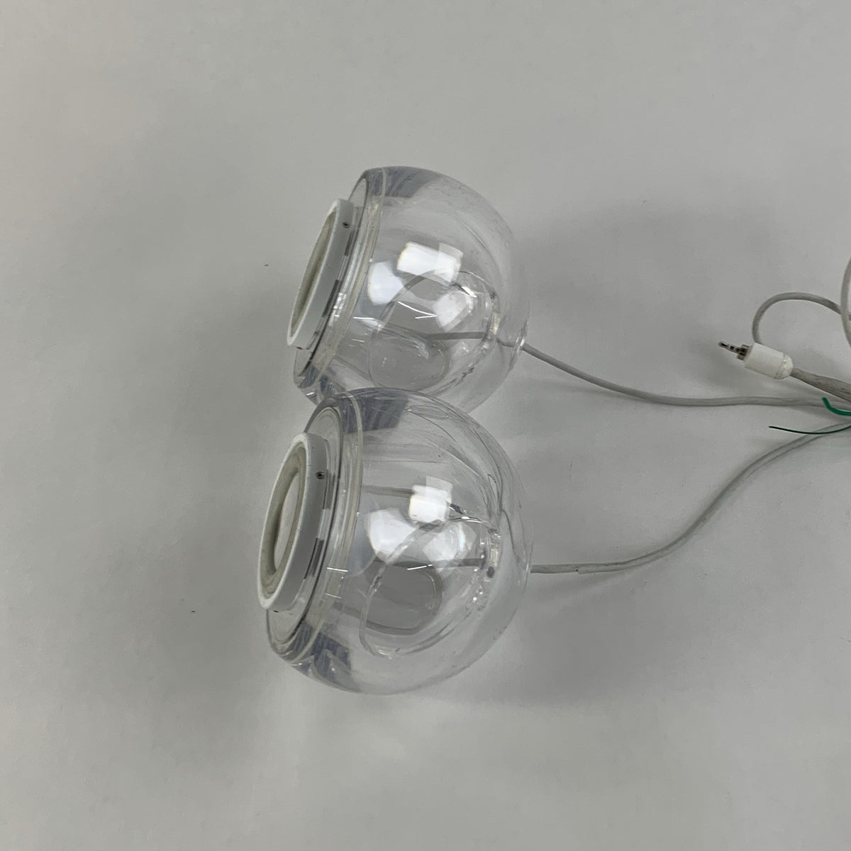 Vintage Apple 6531 Clear Sphere Pro Speakers - Untested3
