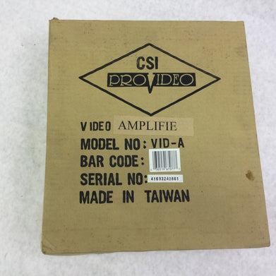 CSI ProVideo Video Amplifier VID-A