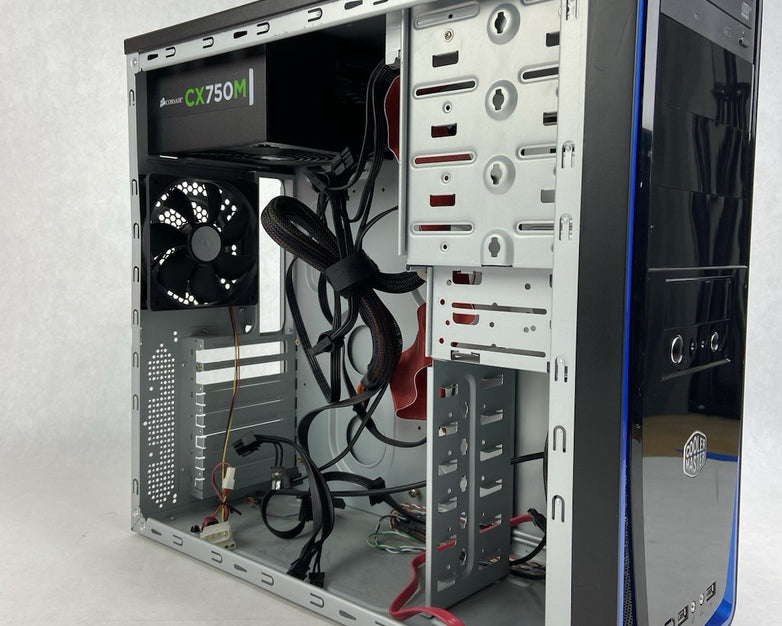 Cooler Master Elite 310C ATX Mid Tower Case Corsair CX750M PSU