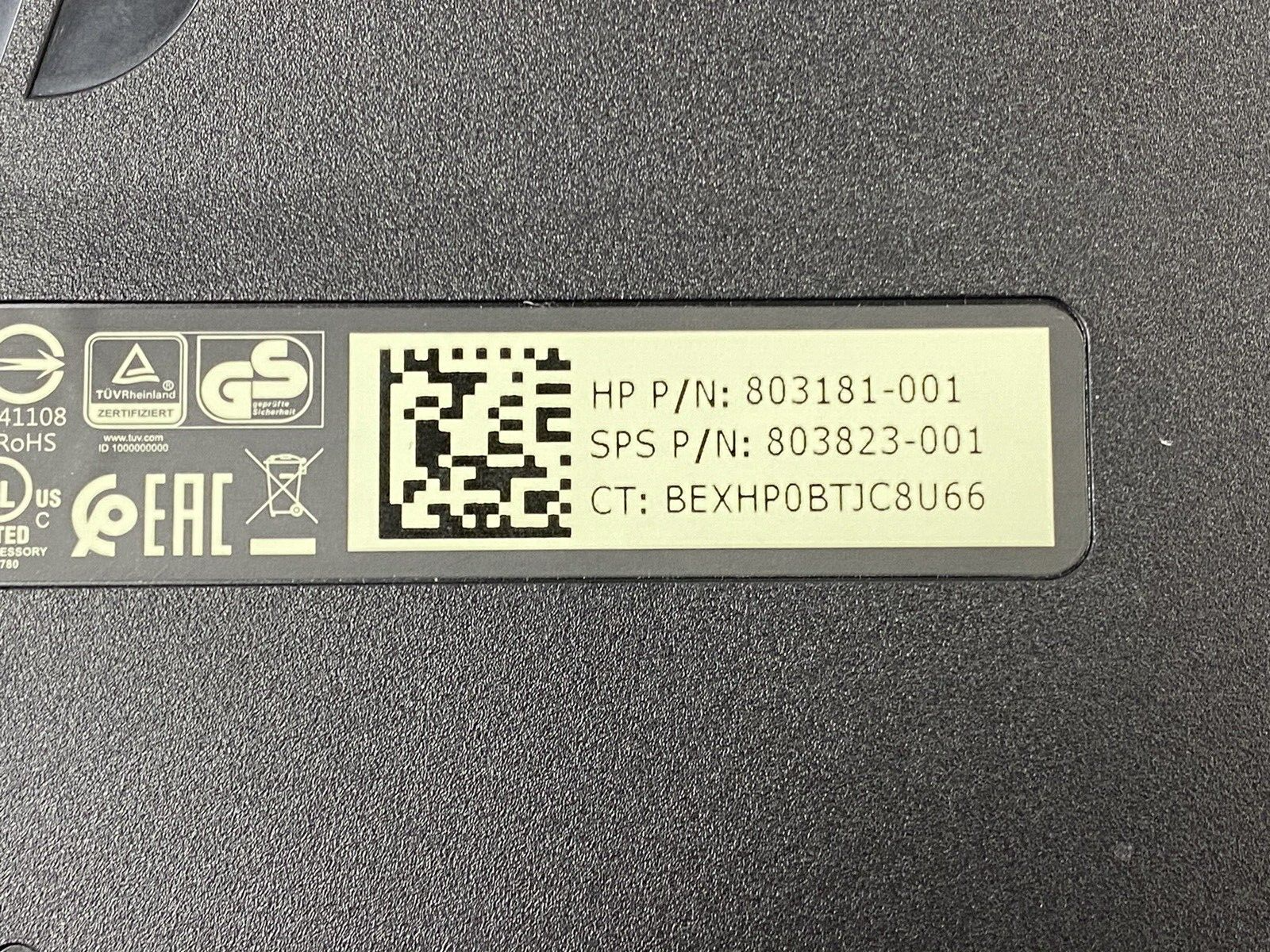 Lot of 2 HP KBAR211 USB Slim Business Wired Keyboard Tested