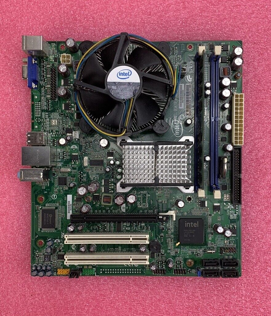 Intel PG41RQ Motherboard Intel Celeron E3300 2.5GHz 2GB RAM w/Shield