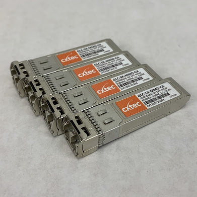 Cxtec GLC-SX-MMD-CX Transceiver Module (Lot of 4)