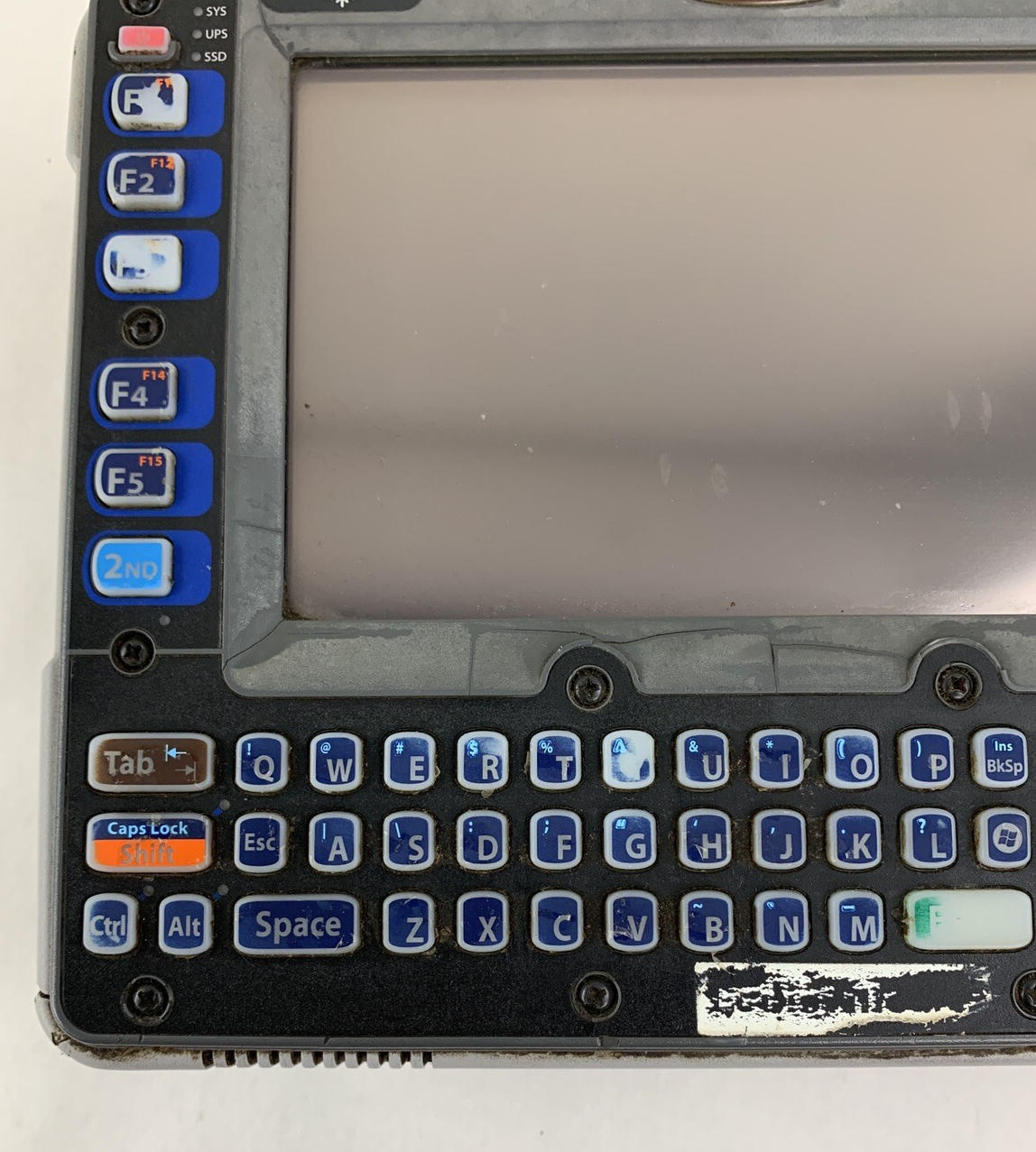 Honeywell Thor VM1C Mount Computer Atom 2530 Worn Keys W/Dock No OS No Flash