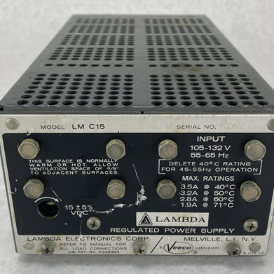 Lambda LM C15 Regulated Power Supply