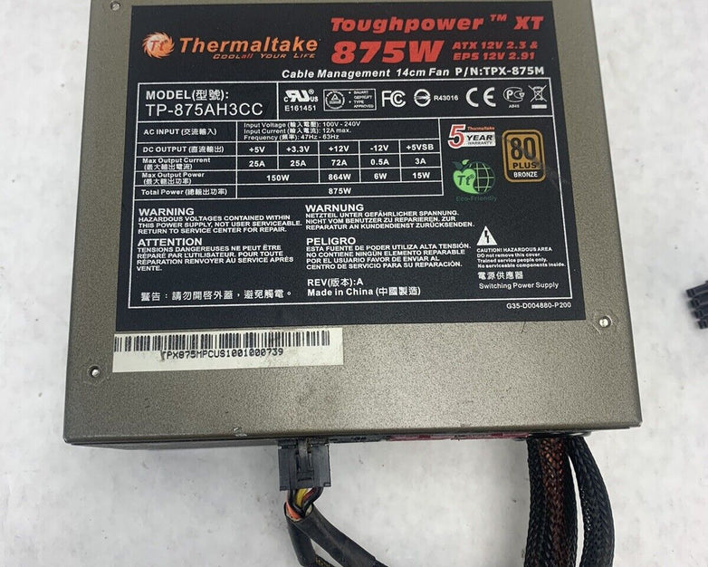 Thermaltake Toughpower XT 775W TP-775AH3CC / TPX-775M / Brand New