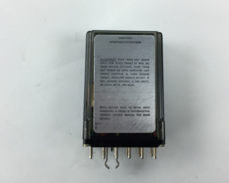 Electro Corporation Mini Prox II Model 55141B 115Vac/24Vdc Proximity Module