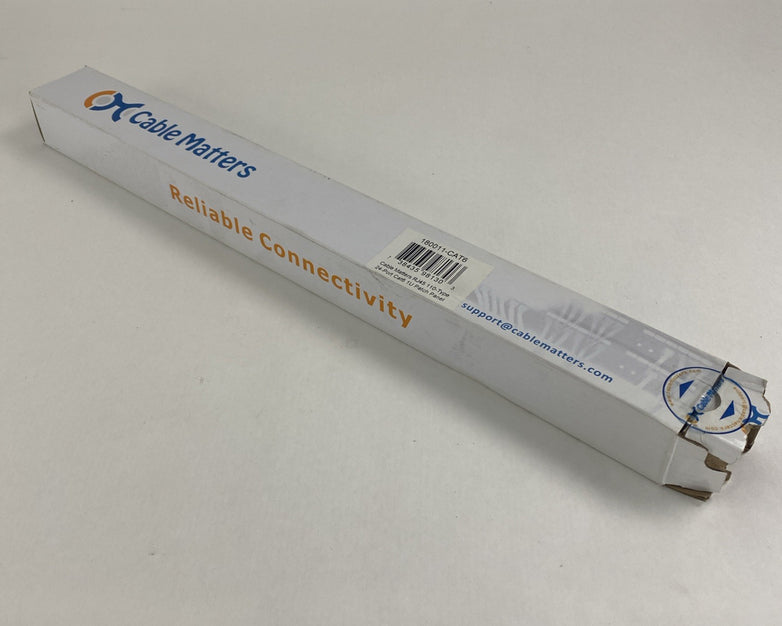 Cable Matters RJ45 110-Type 24-Port Cat 6 1U Patch pannel Open Box Sealed