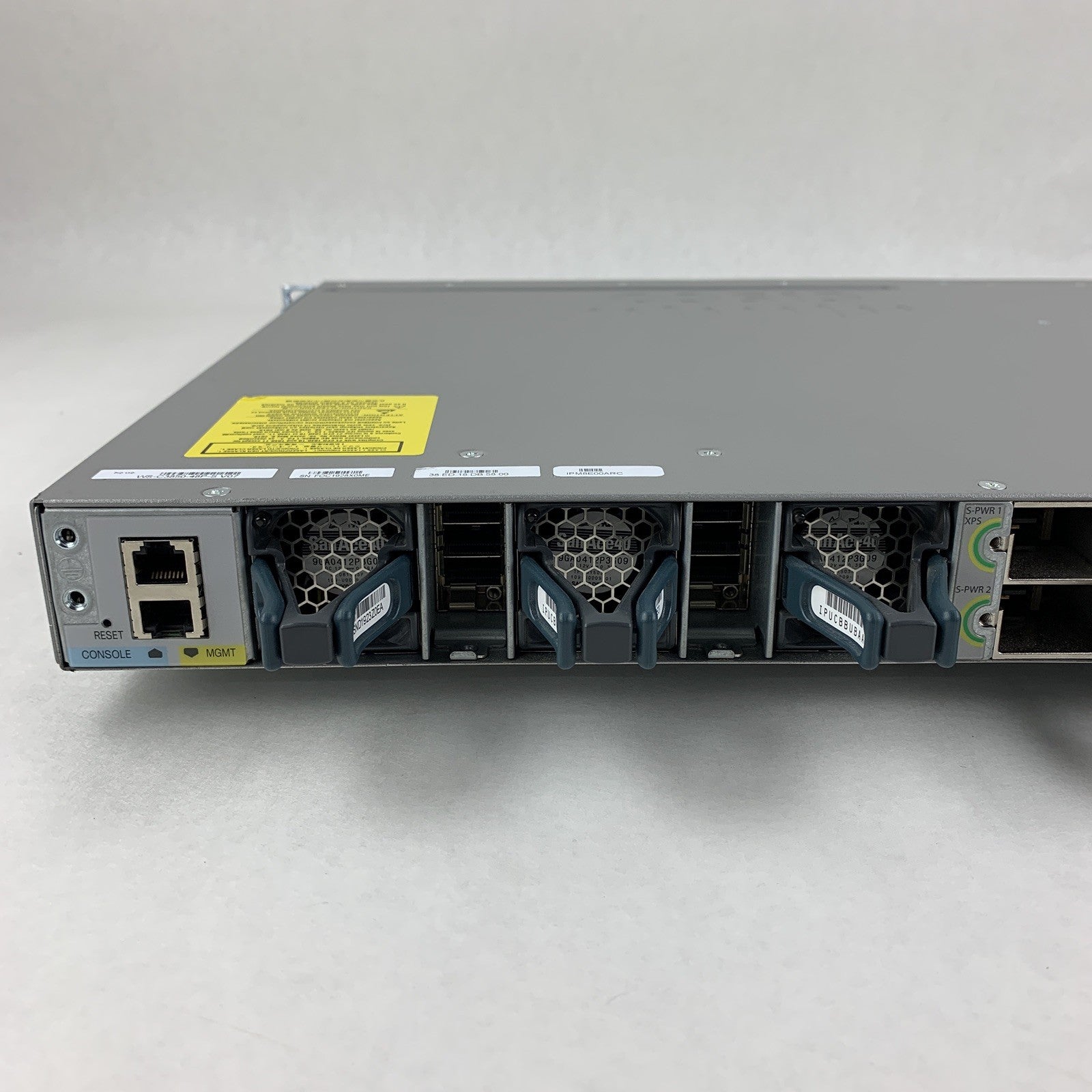Cisco WS-C3850-48P-S V07 Catalyst 3850 w/ C3850-NM-4-1G Switch Tested Reset