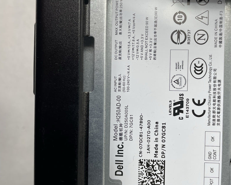 Dell OptiPlex 790 DT Intel Core i5-2500 3.30 GHz 4 GB RAM No HDD No OS