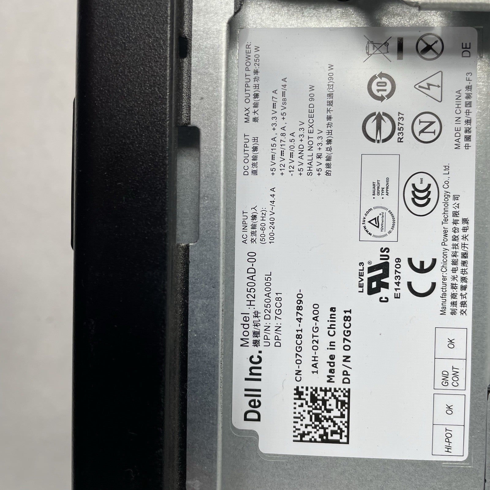 Dell OptiPlex 790 DT Intel Core i5-2500 3.30 GHz 4 GB RAM No HDD No OS