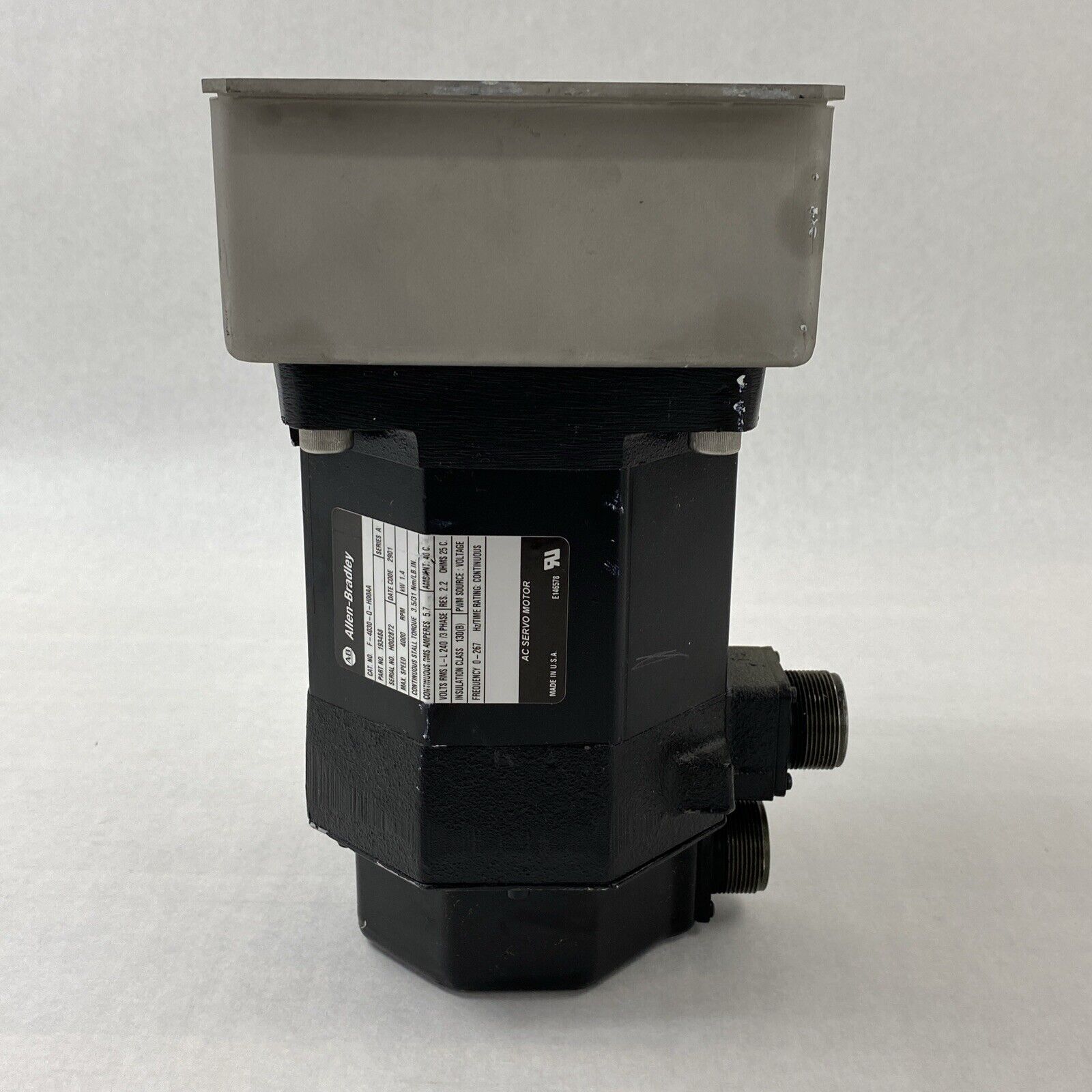 Allen Bradley F-4030-Q-H00AA Series A AC Servo Motor 193488