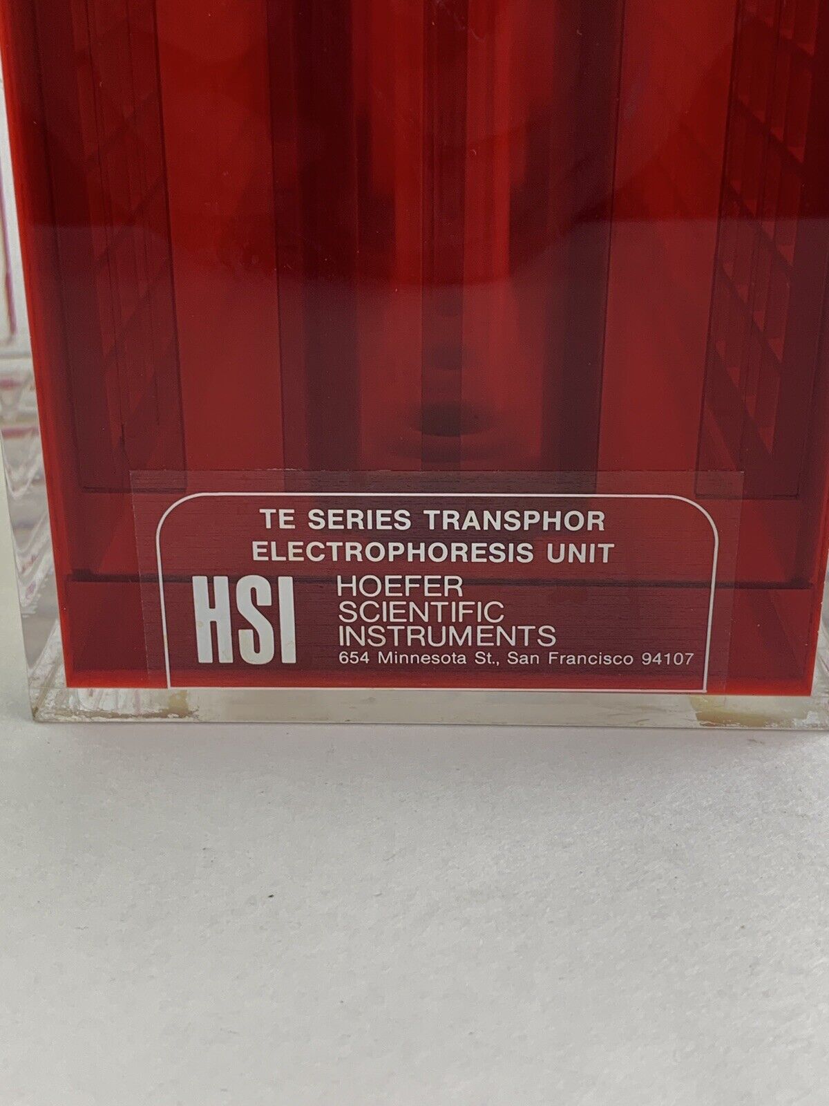Hoefer Scientific TE42 Transphor Electrophoresis Unit
