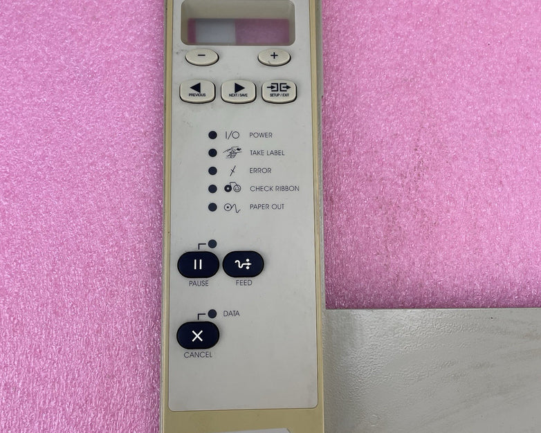 Zebra 37854 Rev E Printer Front Control Panel