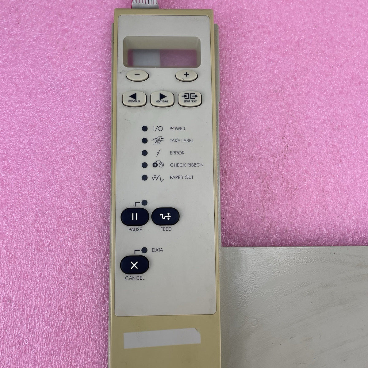 Zebra 37854 Rev E Printer Front Control Panel2
