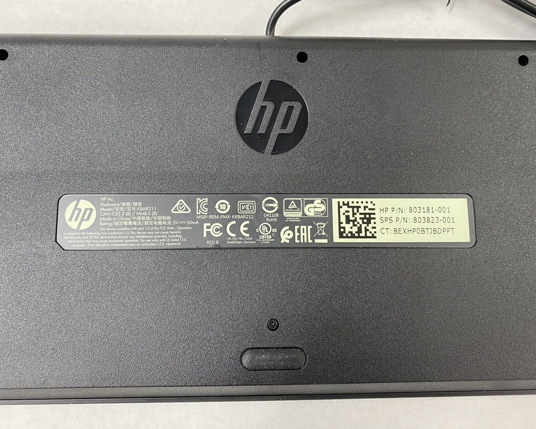 Lot of 3 HP KBAR211 USB Slim Keyboard Tested