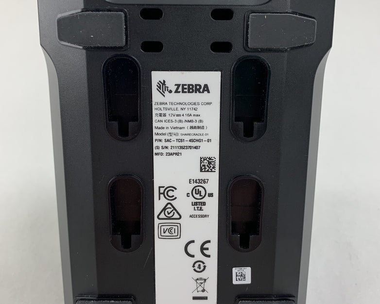 Zebra Sharecradle-01 4-Slot Battery Charger SAC-TC51-4SCHG1-01 Tested No Adapter