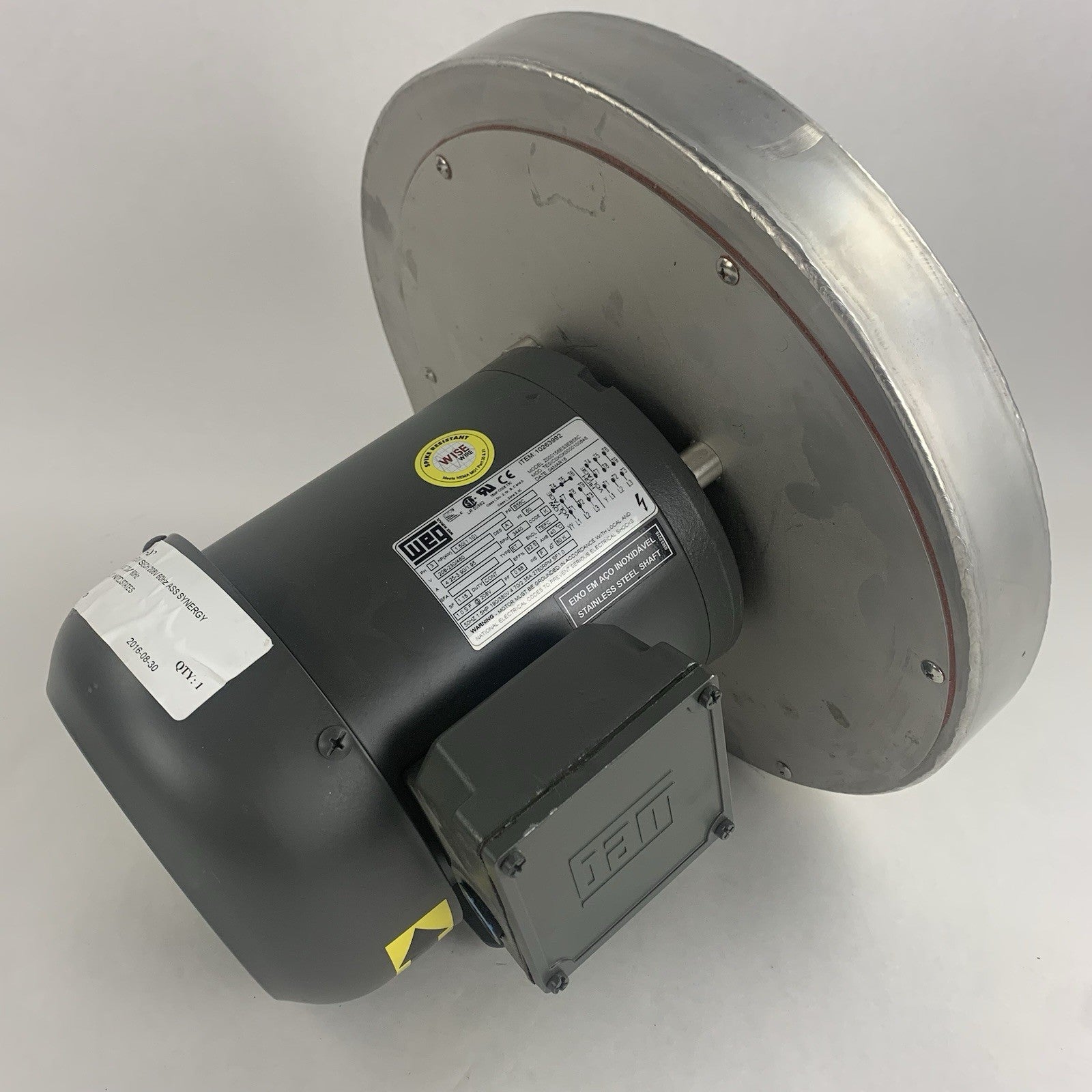 Weg Z000156ES3EB56C 1.5 HP 208-230/460 V 3PH 10263992 Blower Untested0