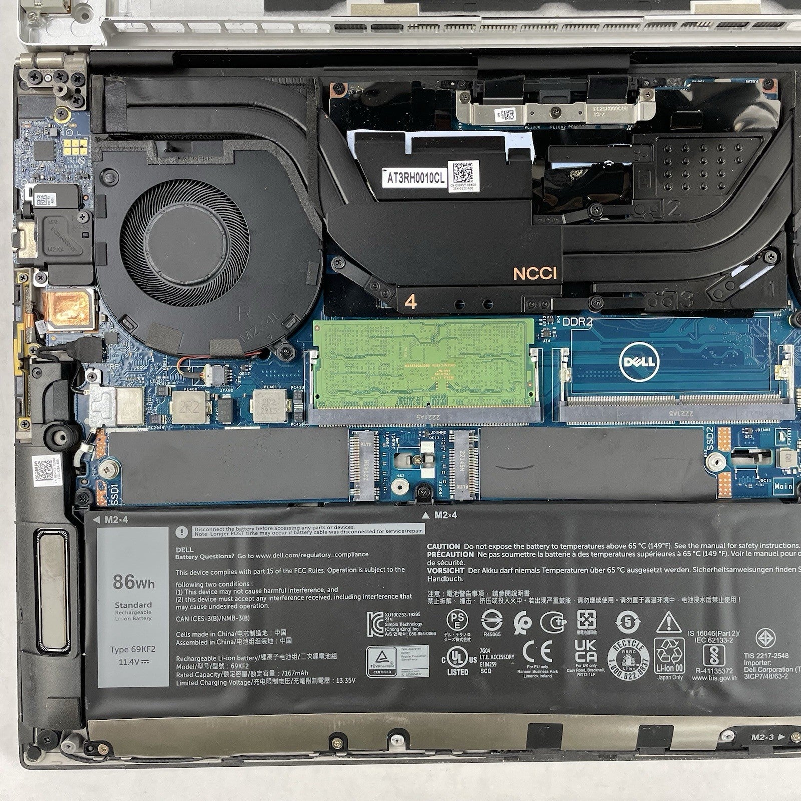 Dell XPS 15 9520 15.6" i7-12700H 2.27 GHz 16 GB RAM RTX 3060TI No SSD/OS/AC17
