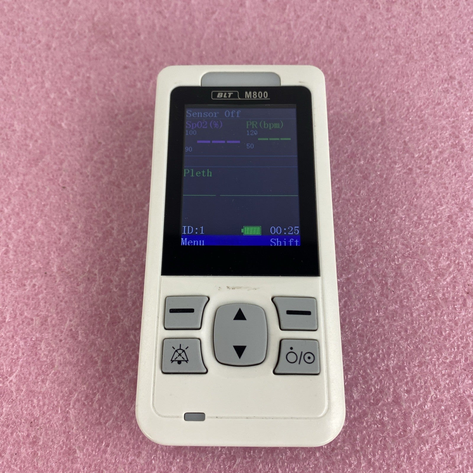 BLT M800 Handheld Pulse Oximeter Power Tested1