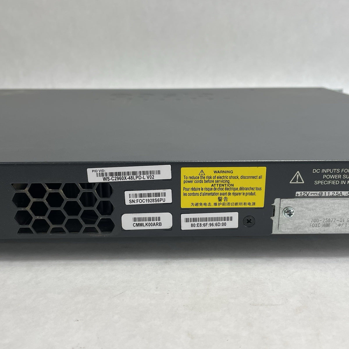 Cisco WS-C2960X-48LPD-L  V02 48x PoE+ 2x 10G SFP+ Tested & Reset7