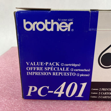 Brother PC-401 Printing Cartridges Value pack 2 Cartridges