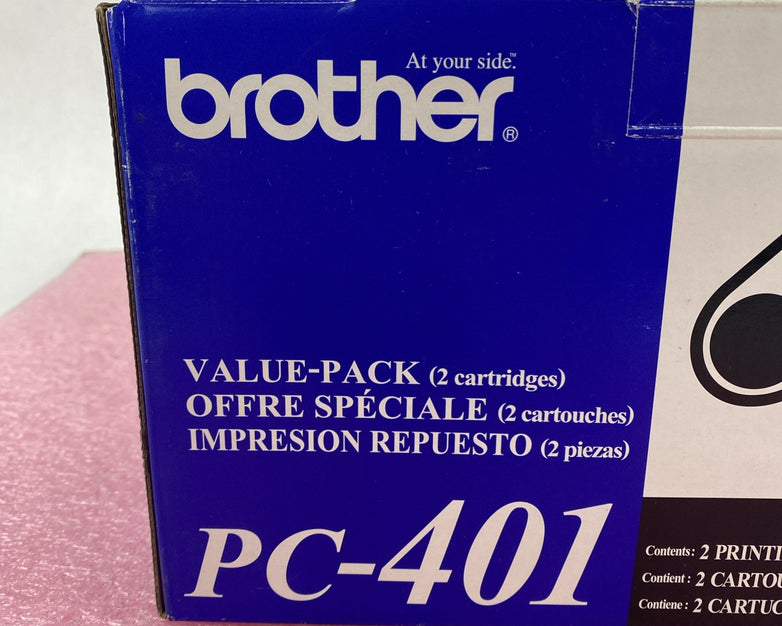 Brother PC-401 Printing Cartridges Value pack 2 Cartridges