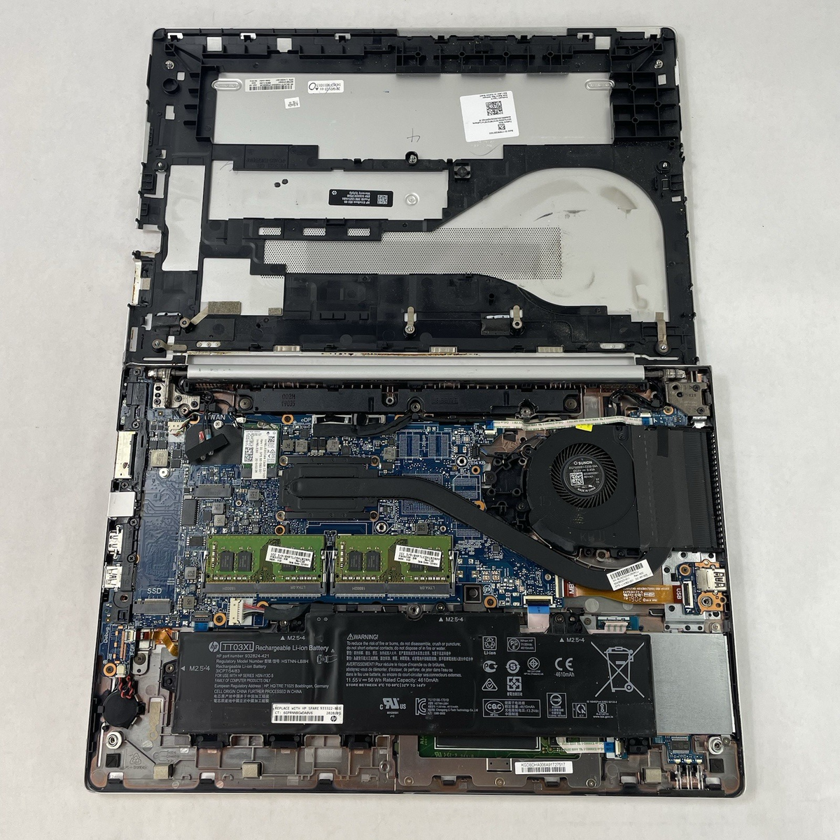 HP EliteBook 850 G5 15.6" i7-8650U 1.90 GHz 16 GB RAM No SSD/OS/AC - Dent18