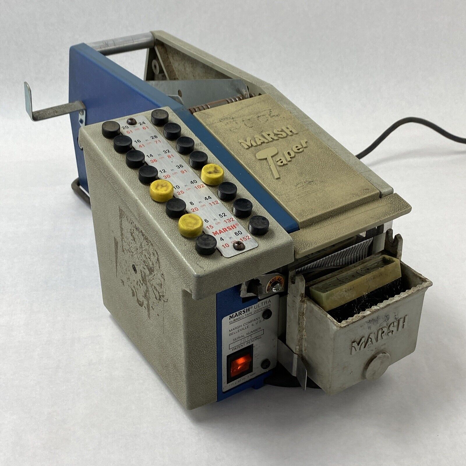 Marsh Ultra Taper Gummed Tape Dispenser - Parts or Repair