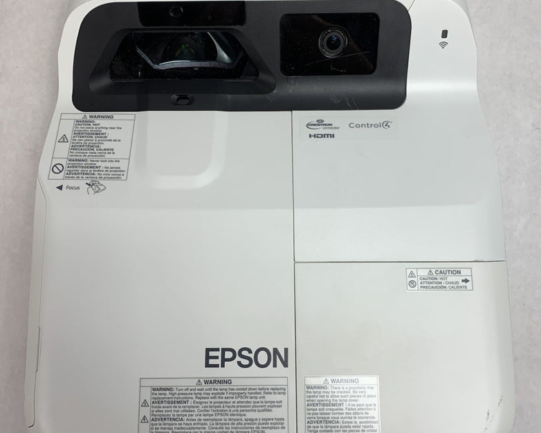 Epson PowerLite 695Wi H740A LCD Lamp Projector 1601 Lamp Hours - No Remote