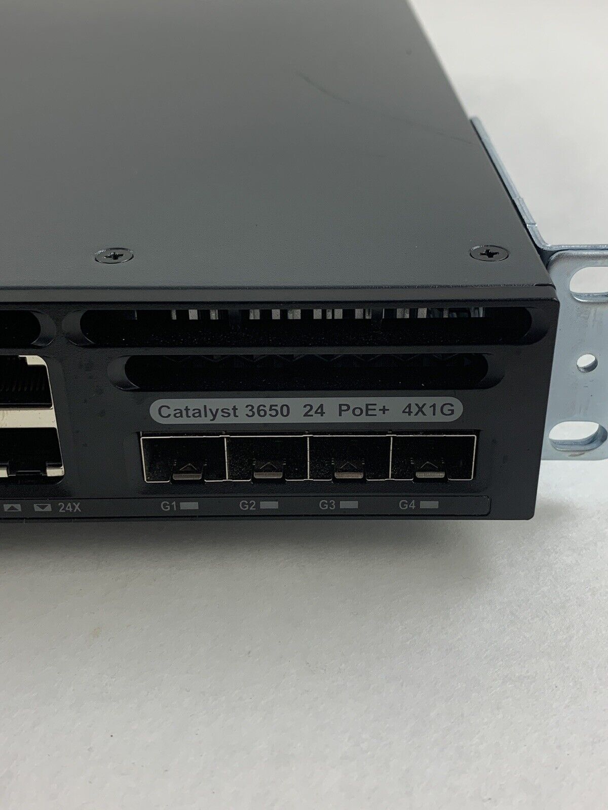 Cisco WS-C3650-24PS-S 24-Port Gigabit PoE Switch Managed Tested