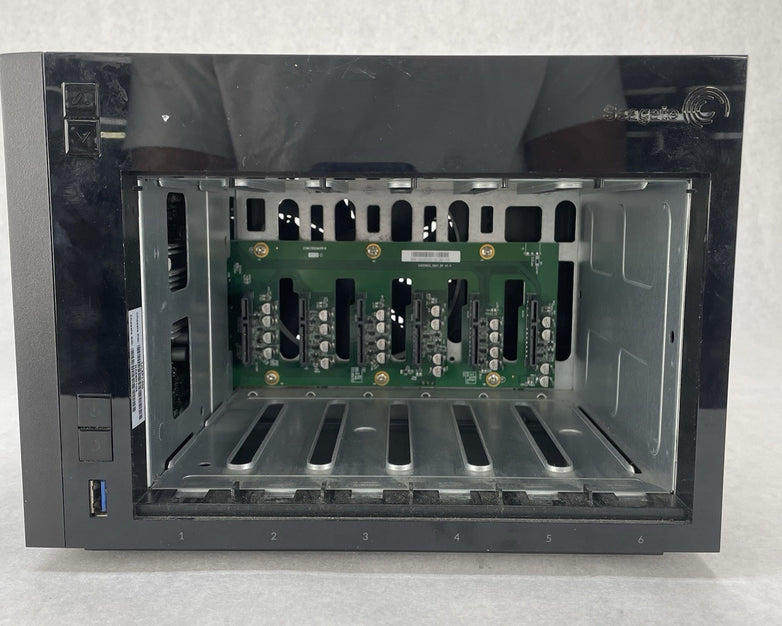 Seagate NAS Pro 6BAY STDF100 NAS Array No HDDs No Bays Untested Parts and Repair