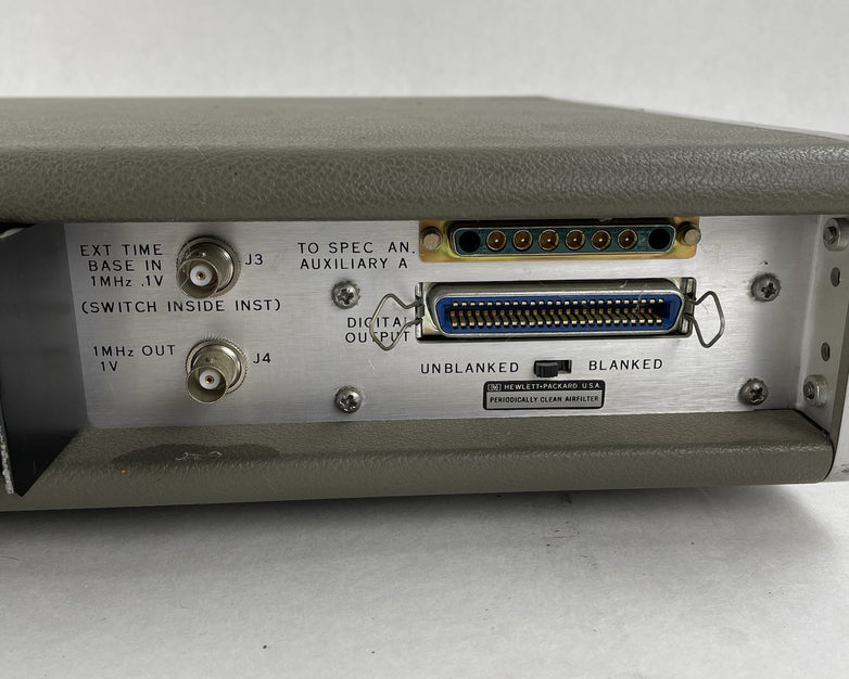 Hewlett-Packard HP 8443A Tracking Generator Counter .5 1300MHz Untested