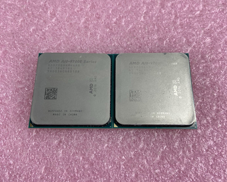 AMD A10-Series A10-9700E 3.0GHz Quad-Core Socket AM4 Desktop CPU - Lot of 2