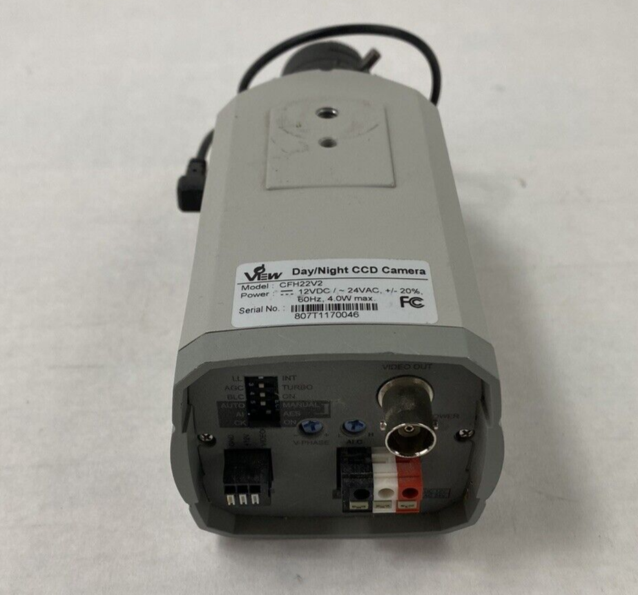 Deview CFH22V2 Day/Night CCD Camera w/ 1/2.7" 2.8-12mm Lens For Parts or Repair
