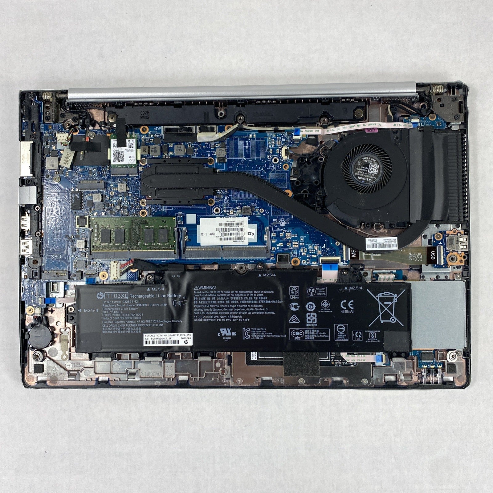 HP EliteBook 850 G6 Core i5-8365U 1.60 GHz 16 GB RAM 15.6" No HDD No OS