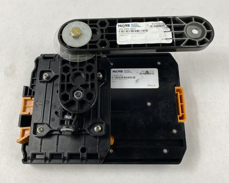 Harvis Rugged Keyboard Mounting Tray C-KBM-201 with Swivel Arm Mount MD-ARM-0603