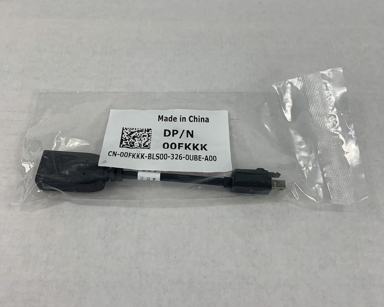 Dell 00FKKK Mini Displayport Male to Displayport Female Adapter Cable Lot of 5
