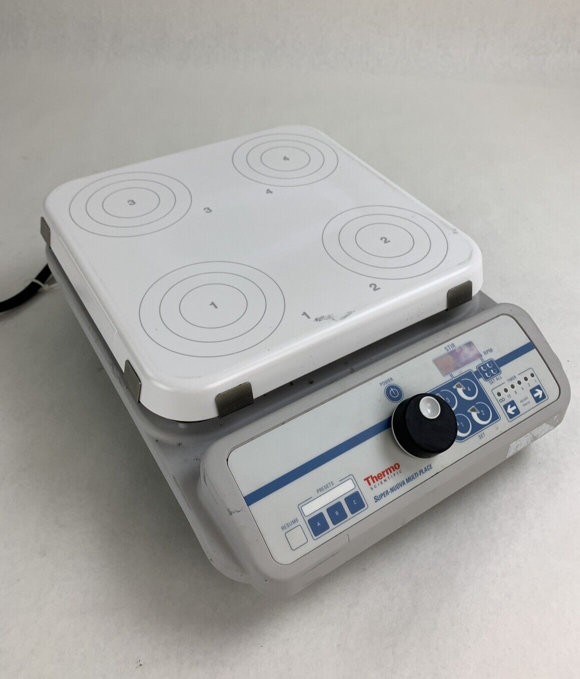 Thermo S136035 Magnetic Stirrer Super Nuova Multi-Place Power Tested E11 Code
