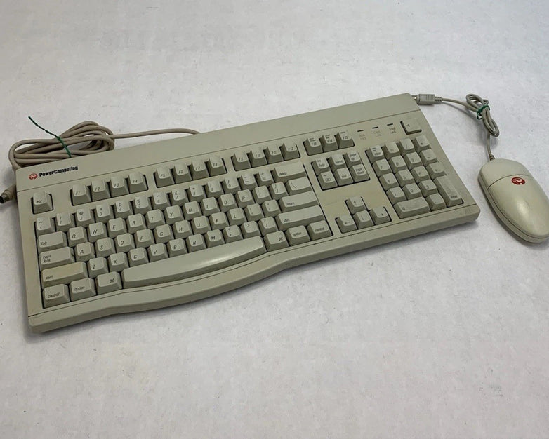 PowerComputing 7250-004-00 Vintage Mechanical Keyboard w/ PowerComputing Mouse