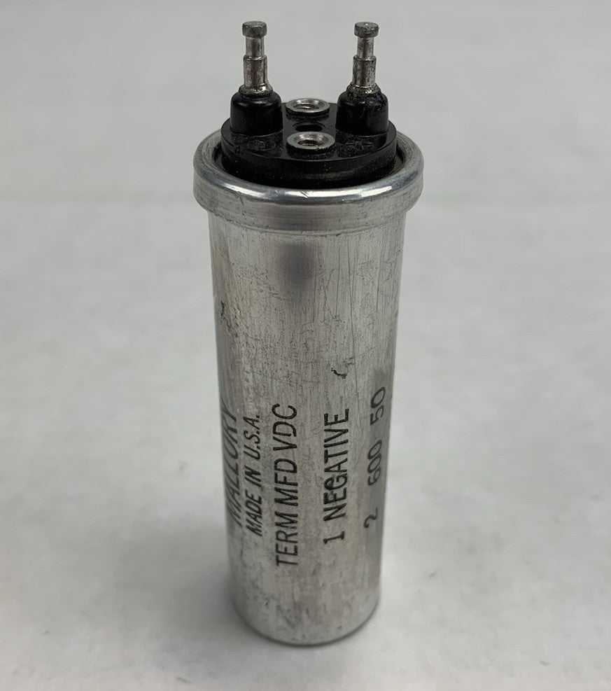 Mallory 20-71284 600MFD 50VDC 2356302X Electrolytic Capacitor (Lot of 4)