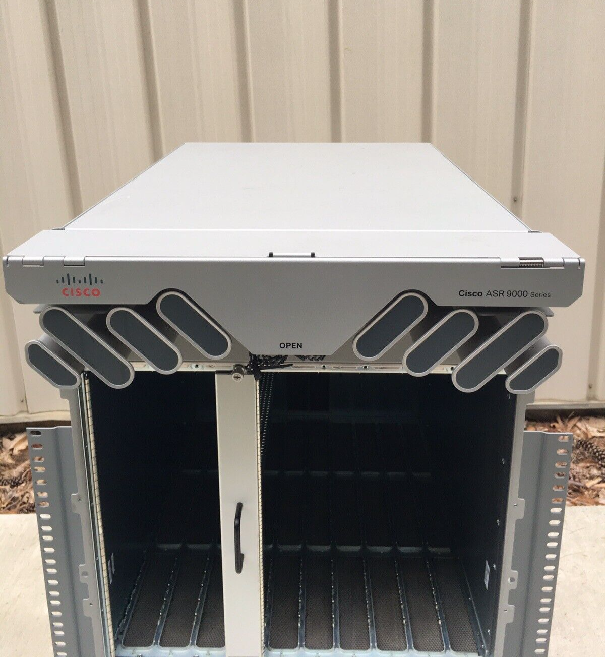 Cisco ASR-9010 Router Chassis W/ Fan Blades No Power Supply Hard Drives Removed