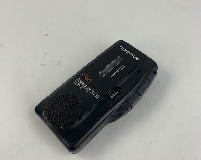 Olympus Pearlcorder S713 Microcassette Recorder - Untested