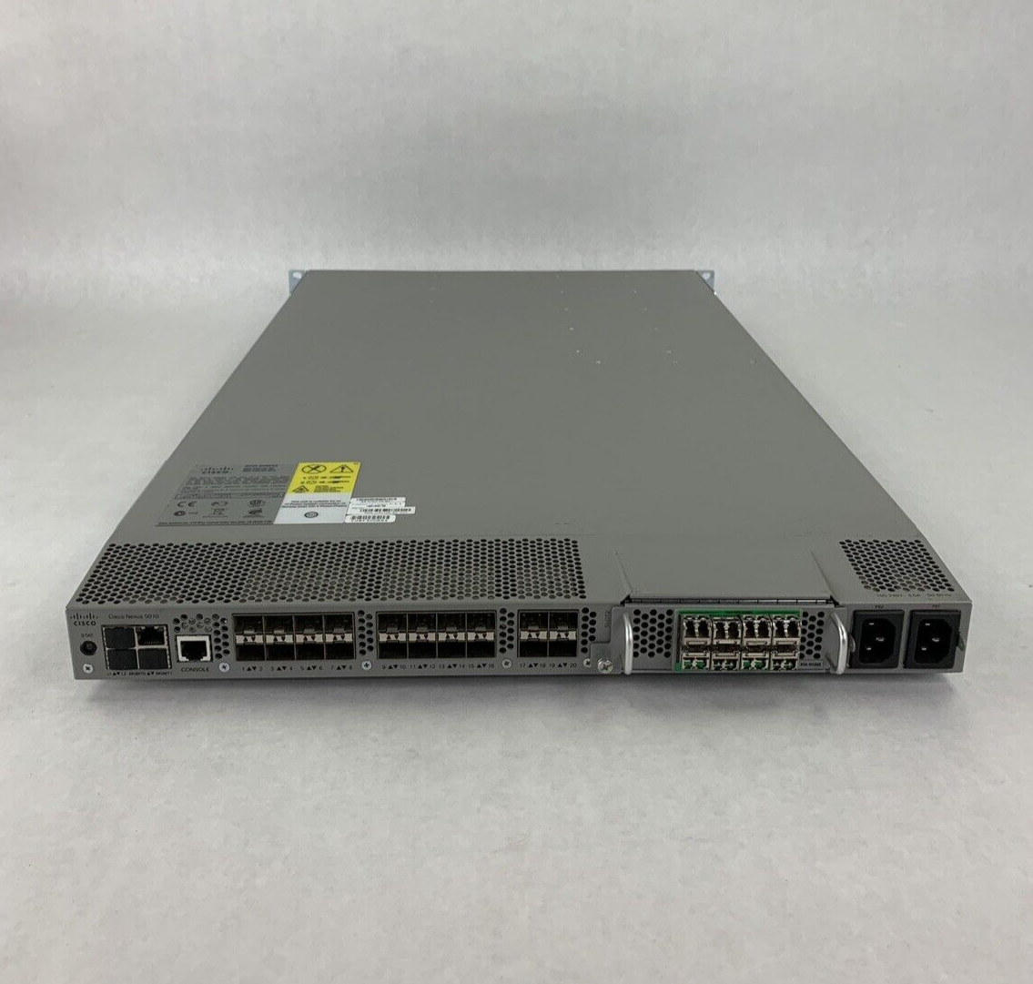 Cisco N5K-C5010P-BFS V03 5010 Ethernet Switch 68-3164-05 Tested Reset