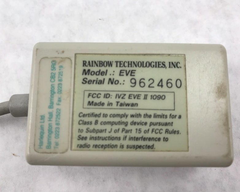 MicroStation MAC Rainbow Technologies Inc Eve