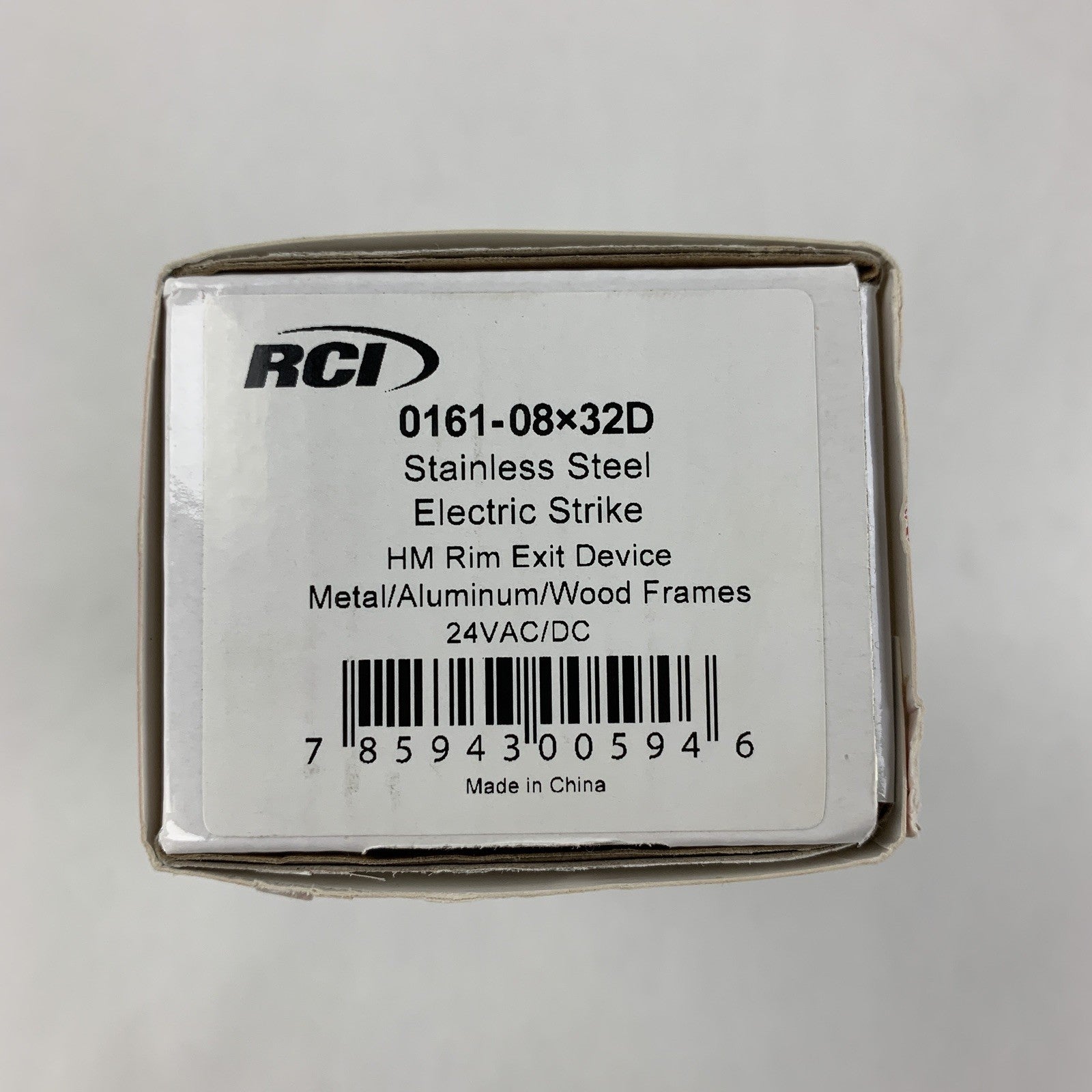 RCI 0161-08 0161x08x32D Stainless Steel Electric Strike Plate 24V AC/DC Used