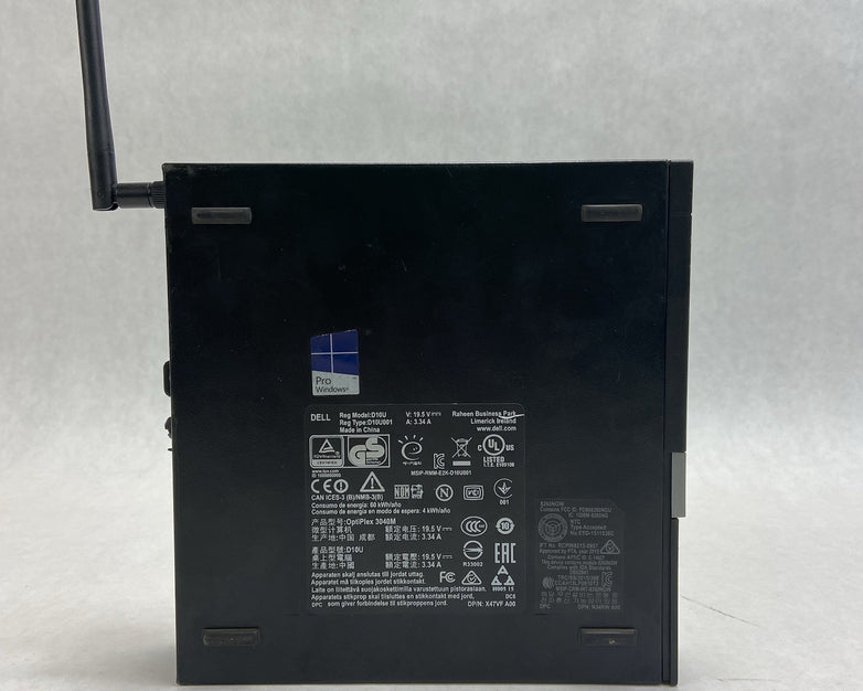 Dell Optiplex 3040 Micro Intel Core i5-6500T 2.5GHz 4GB RAM w/AC No HDD No OS